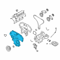 OEM Infiniti G35 Cover Assy-Front Diagram - 13501-AC700