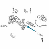 OEM 2021 Honda CR-V End, Rack Diagram - 53610-TLA-A51