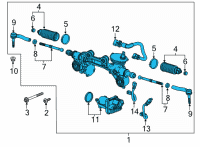 OEM 2022 Chevrolet Tahoe Gear Assembly Diagram - 85556730