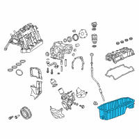 OEM 2014 Dodge Dart Pan-Engine Oil Diagram - 4892916AC