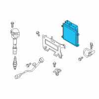 OEM 2018 Hyundai Elantra Engine Control Module Unit Diagram - 39171-2EFD0