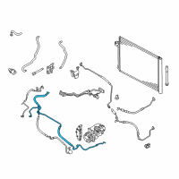 OEM 2011 BMW X6 Suction Line, Twin Pipe-Compressor Diagram - 64-50-9-192-399