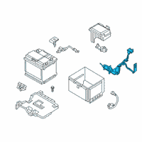 OEM 2022 Hyundai Veloster N Wiring Assembly-Battery Diagram - 91850-K9011