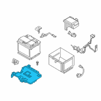 OEM Hyundai Veloster N Tray Assembly-Battery Diagram - 37150-K9000