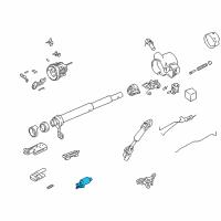 OEM 1993 Cadillac Eldorado Solenoid Asm, Steering Column Brake Trans Shift Interlock Diagram - 26042494
