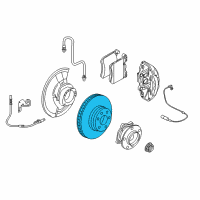 OEM BMW X5 Brake Disc, Ventilated, Right Diagram - 34-11-2-284-902