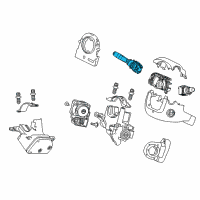 OEM Honda CR-Z Switch Assembly, Lighting&Tur Diagram - 35255-T2A-X42