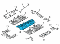 OEM 2021 Nissan Rogue Floor-Front, Center Diagram - G4310-6RAMA