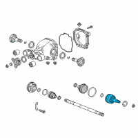 OEM 2016 Cadillac CTS Outer Joint Diagram - 22809797