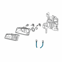 OEM 2005 GMC Sierra 1500 Harness Asm-Fwd Lamp Wiring Diagram - 15912597