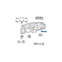 OEM 2009 Dodge Avenger Switch-Instrument Panel Diagram - 4602809AD