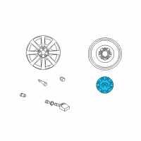 OEM 2005 Infiniti FX35 Cap-Disc Wheel Diagram - 40315-CG710