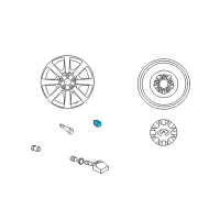 OEM Infiniti FX45 Valve-Air Diagram - 40311-CG000