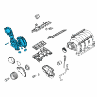 OEM 2016 Nissan NV3500 Cover Assy-Front Diagram - 13500-1LU0A