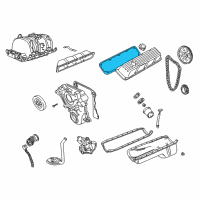 OEM 1996 Dodge Ram 3500 Gasket-Valve Cover Diagram - 53006695