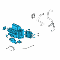 OEM Acura CL Heater Unit Diagram - 79100-S0K-A41