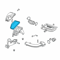 OEM 2021 Chevrolet Malibu Air Filter Diagram - 84215222