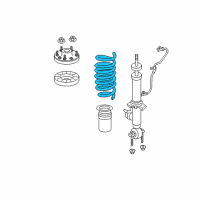 OEM Lincoln Navigator Coil Spring Diagram - 9L1Z-5310-Q