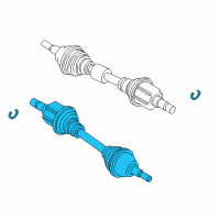 OEM 2014 Ford Focus Axle Assembly Diagram - CM5Z-3B436-A