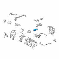 OEM 2010 Lexus LS600h Sensor, Battery Voltage Diagram - 89892-50020