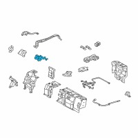 OEM Lexus LS600h Block, Hybrid Battery Terminal Diagram - G92Z2-50010