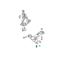 OEM 2017 Toyota Prius Prime Lower Shield Bolt Diagram - 90105-A0227