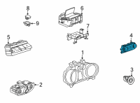 OEM 2021 Buick Encore GX Dash Control Unit Diagram - 42729739