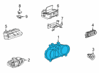 OEM 2022 Buick Encore GX Cluster Diagram - 60006496