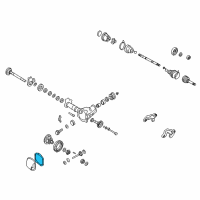 OEM Infiniti Gasket-Gear Carrier Diagram - 38320-21W00