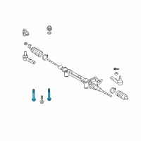 OEM 2020 Toyota Sequoia Mount Bolt Diagram - 90105-A0329