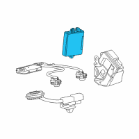 OEM 2019 Toyota Prius AWD-e Antitheft Module Diagram - 89784-0E070