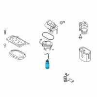 OEM 2018 Kia Cadenza Fuel Pump & Tube Assembly Diagram - 31119C1101