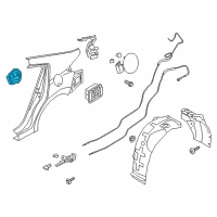 OEM 2018 Hyundai Elantra Housing Assembly-Fuel Filler Diagram - 71531-F2000