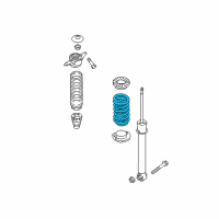 OEM 2018 Hyundai Tucson Spring-Rear Diagram - 55350-D3CB0