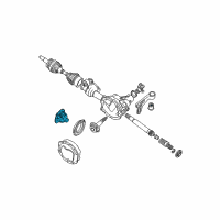 OEM Mercury Mountaineer Differential Assembly Diagram - F57Z-3204-AA