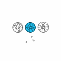 OEM 2002 Jeep Grand Cherokee Wheel-Aluminum Diagram - 5HE38TAEAA