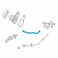 OEM 2018 Hyundai Elantra Hose-Coolant By Passenger Diagram - 25472-2E000