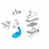 OEM 2013 Toyota Corolla Air Inlet Tube Diagram - 17752-0T030