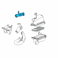 OEM 2012 Toyota Matrix Air Hose Diagram - 17881-0T040