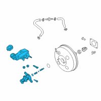 OEM 2014 Hyundai Elantra Cylinder Assembly-Brake Master Diagram - 58510-3X420