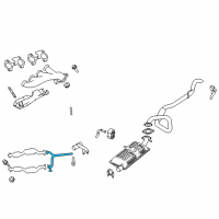 OEM 2003 Mercury Marauder Front Pipe Diagram - 4W7Z-5246-AA