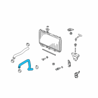 OEM 2010 Acura TL Hose, Water (Lower) Diagram - 19502-RK1-A00