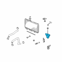 OEM 2009 Acura TL Tank, Reserve Diagram - 19101-RK1-A00