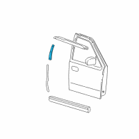 OEM Lincoln Blackwood Upper Molding Diagram - 1L1Z-7820983-AA