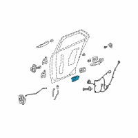 OEM 2011 Cadillac STS Handle, Inside Diagram - 15774307