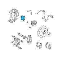 OEM 2008 Toyota Sienna Bearing Retainer Diagram - 42423-08010