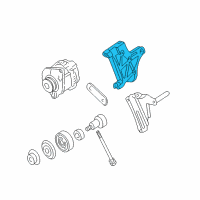 OEM 1997 Infiniti QX4 Bracket Alternator Diagram - 11710-0W011