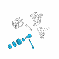 OEM Nissan Pathfinder Pulley Assy-Idler Diagram - 11945-0W002