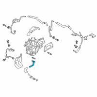 OEM 2020 Nissan Altima Pipe Assembly-Oil Return Diagram - 15197-5NA1A