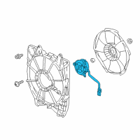 OEM 2022 Acura TLX MOTOR, COOLING FAN Diagram - 19030-6A0-A01